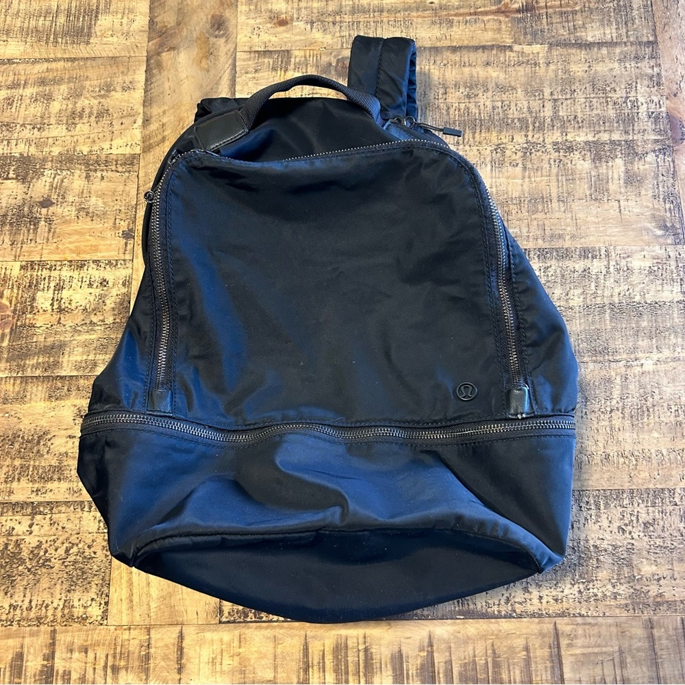 lululemon athletica Black Backpack Minimalist Design Everyday Use